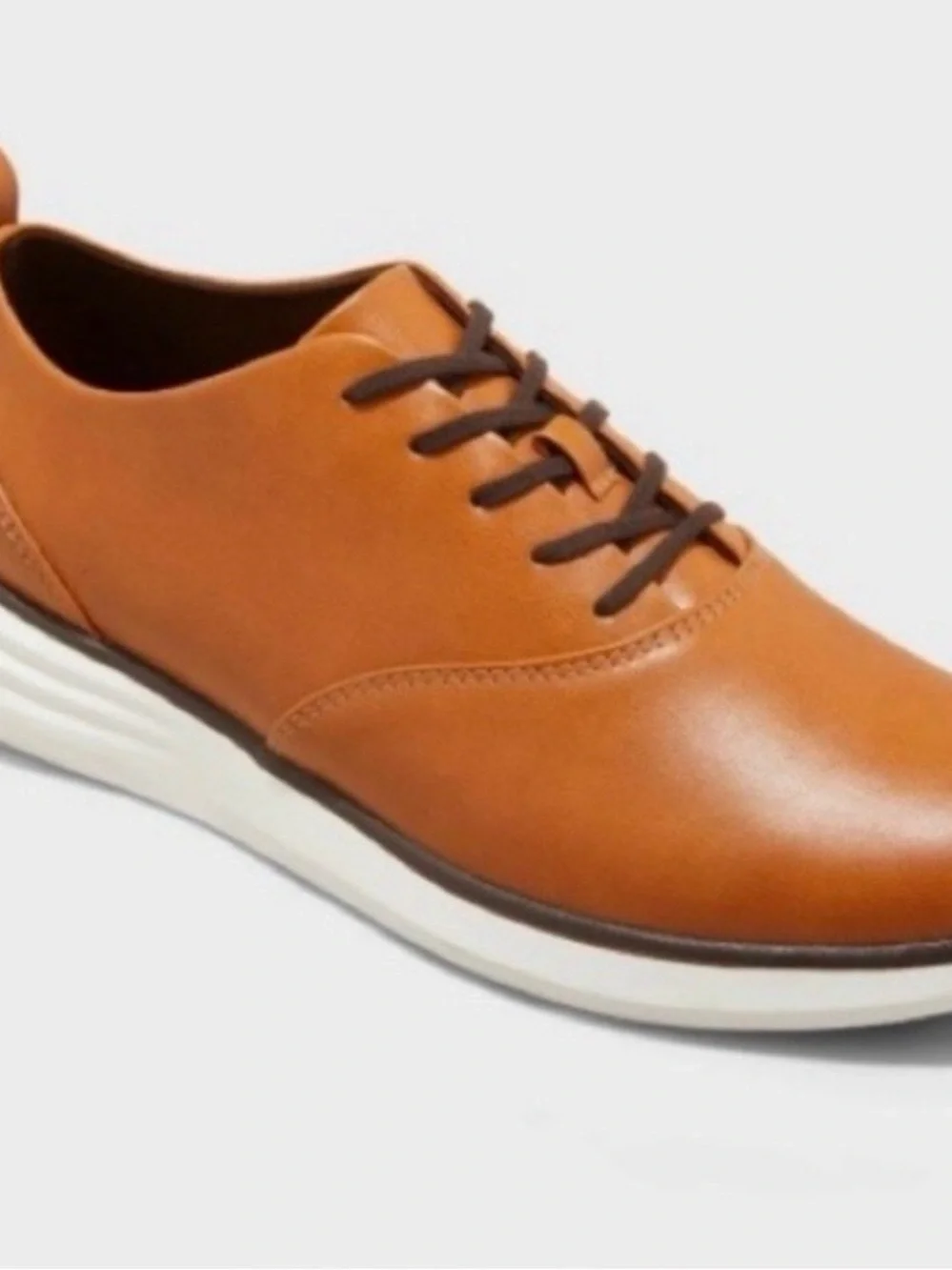 Men's Luis Hybrid Oxford Sneakers - Goodfellow & Co™ Cognac Lace up Size 8 new